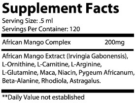 African Mango Label